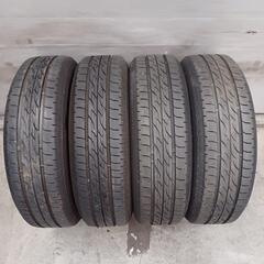 155/65R14　アルミ　タイヤ4本セット　No.216　アルトラパン等　軽自動車タイヤの画像