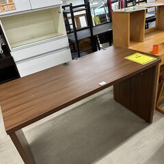 ジモティ来店特価!!　ワークデスク　ブラウン　　J-2505183