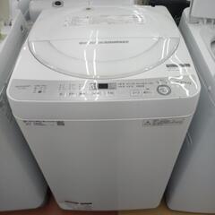 ★ジモティー割引有★ シャープ 6.0kg全自動洗濯機 ES-GE6B 2018年製 中古品 