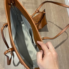 美品　ブラウン　トートバッグの画像