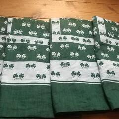 クローバー☘️柄座布団カバー4枚   難ありの画像