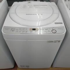 ★ジモティー割引有★ シャープ 7kg全自動洗濯機  ES-GE7C 2019年製 中古品