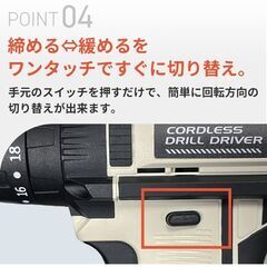 ★11.1V★ コードレス ドリルドライバー DIY ビット付の画像