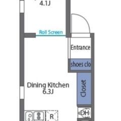 【江東区★特集】ＪＲ総武線/亀戸駅 歩4分　築浅1DKマン…