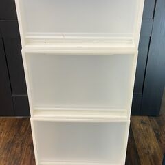 無印用品 クリア収納ケース ４つセット 衣装ケース 引き出しタイプの画像