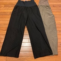 マタニティ　パンツ２本セット　