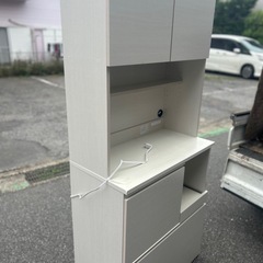 食器棚　ホワイトの画像