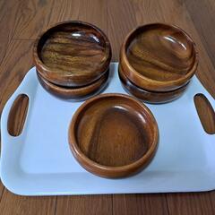 💁‍♀️🥗【Family Wood】 天然木　サラダボールセット🍎🥦🥬の画像