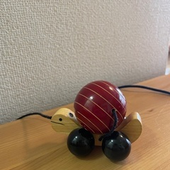 【取引決定】マヤオーガニック　亀さん　プルトイ　木のおもちゃ　木製玩具