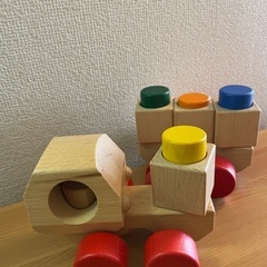 ニック ステッキモビレ　長板欠品　木のおもちゃ