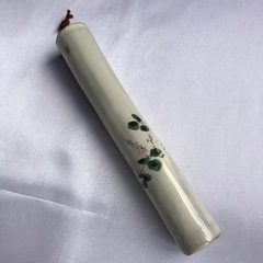 壁掛け一輪挿し　陶器　萩の花柄の画像