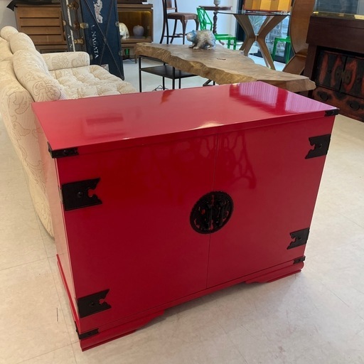 朱塗チェスト　和家具　超美品