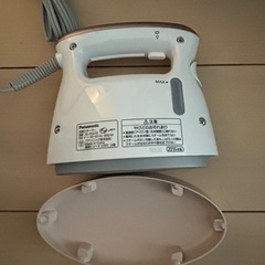【守口市手渡し】Panasonic 衣類スチーマー NI-FS470｜動作OK・中古品ご理解ください｜サッと使える便利アイテム！ の画像
