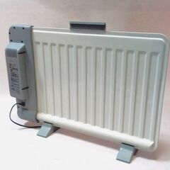 ◆取引条件有り◆ 山善パネルオイルヒーターMPH-350・通電稼動確認済【AC100V-350W、41高x55幅x台座含む12奥㎝／パネル部0.8厚㎝、重量約3kg】の画像