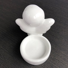 天使のキャンドルスタンド  陶器の画像