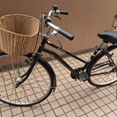 シティサイクル27インチサドル、後輪新品