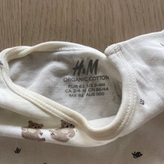 NEXT H&M ロンパース 長袖半袖　60cmの画像
