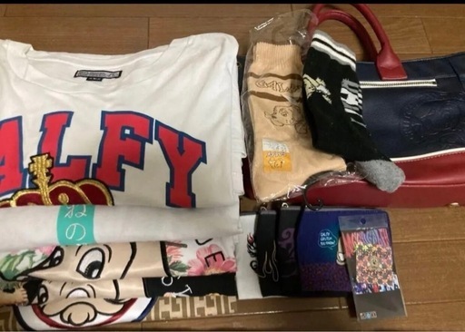 ✨【激レア】✨13点セットまとめ 洋服 ガルフィー GALFY galfy 半袖 長袖 靴下 ポーチ ステッカー バッグ 限定 非売品