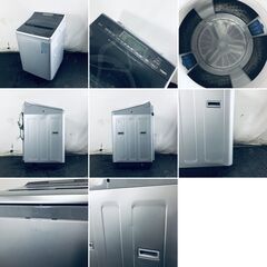 ID:sg219418 パナソニック Panasonic 洗濯機 ファミリー 中古 2019年製 全自動洗濯機 12.0kg シルバー 送風 乾燥機能付き NA-FA120V1-S  【リユース品：状態B】【送料無料】【設置費用無料】の画像