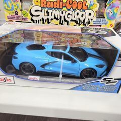 【店頭引き取り限定】ダイキャストカー　シボレーコルベット青