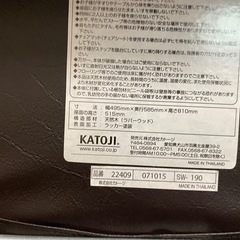 合皮マットで手入れが楽！ベビーチェア　食事椅子の画像