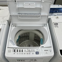 【表示価格より20％OFF‼家電6ヶ月保証】日立　洗濯機　7kg NW-Z70E7 2020年製の画像