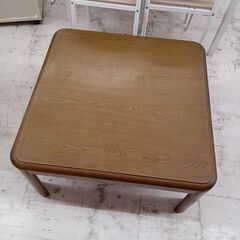 ★ジモティ割あり★  コタツ ブラウン W80×D80×H43 ...