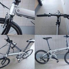 DAHON SPEED FALCOダホン スピードファルコ　メタリックシルバー　美品　室内保管中の画像