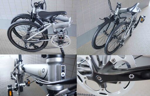 コリアグランドセール SPEED DAHON FALCOダホン 室内保管 綺麗 シルバー スピードファルコ 自転車本体
