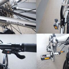 DAHON SPEED FALCOダホン スピードファルコ　メタリックシルバー　美品　室内保管中の画像