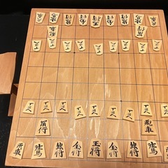 将棋盤　駒台セット　　脚付き