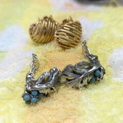 ☆アクセサリー　イヤリング　５種　Ｂ品含む　中古品　100円の画像