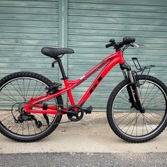 24㌅安全整備士組立リサイクル自転車　ジュニアマウンテン