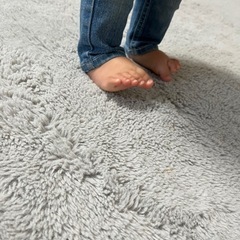 ラグ　グレーの画像