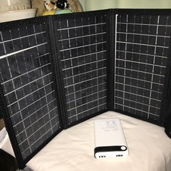 太陽光パネル＆モバイルバッテリー