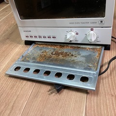 汚れ有ります　2019年製　オーブントースターの画像
