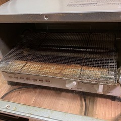 汚れ有ります　2019年製　オーブントースターの画像