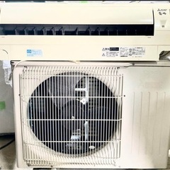 三菱 エアコン本体 壁掛け式 ホワイト（設置込み）メンテナンス済