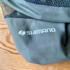 SHIMANO   袋ダモ　ランディングネット　34cm 　木製ハンドル　の画像