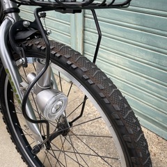 22㌅安全整備士組立リサイクル自転車　ジュニアマウンテンの画像
