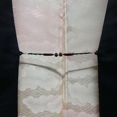 刺繍　景色模様　羽織紐　桐紋　羽織　着物　023tの画像