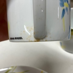☆値下げ☆H2505-844 SONIA RYKIEL 食器 2客セット バラ売り不可 汚れ有り 現状お渡しの画像