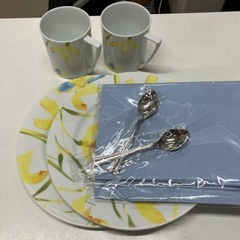 ☆値下げ☆H2505-844 SONIA RYKIEL 食器 2客セット バラ売り不可 汚れ有り 現状お渡しの画像