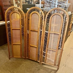 【武蔵小山店】 ラタンパーテーション 籐 籐家具 ラタン 衝立 ...