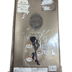 【新品未使用・未開封】カラータイツ 35デニール ダークネイビー M～Lの画像