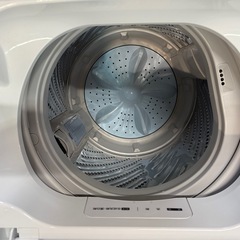 ２ヶ月のみ使用　洗濯機　５.５kg ハイセンス　HW-55E2W　2024年の画像
