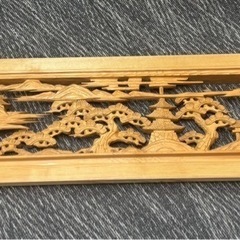 高級欄間2枚セットの画像