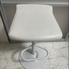 Bar風昇降チェア　ホワイト