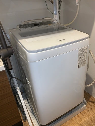 ★中古美品　8キロ　パナソニック　全自動　洗濯機　NA-FA80H9 2021年 パナソニック縦型洗濯機8キロ2019年製 (いもこ) 清水の生活家電
