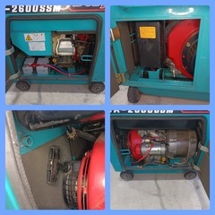 八5079【Denyo】デンヨー　エンジン駆動発電機　ニューパワー 防音型　ジェネレーター　GA-2600SSM※難ありの画像